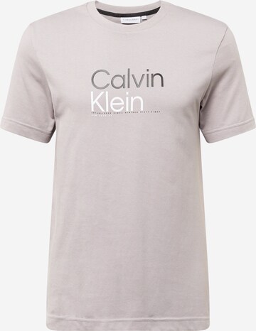Maglietta di Calvin Klein in grigio: frontale