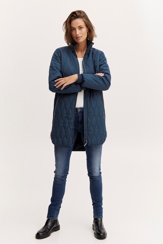 Fransa Between-Season Jacket 'QUILT' in Blue