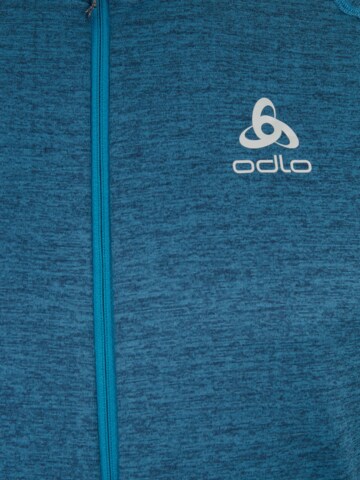 ODLO Athletic fleece jacket 'Tencia' in Blue