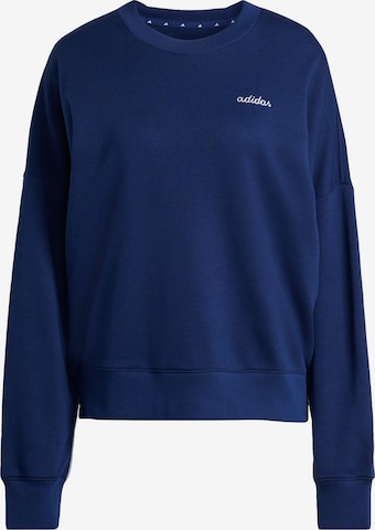 ADIDAS SPORTSWEAR Athletic Sweatshirt 'Seasonal Essentials' in Blue: front