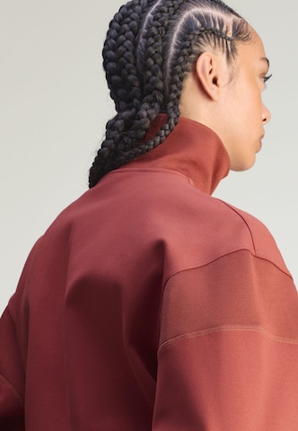 ADIDAS BY STELLA MCCARTNEY Sports sweat jacket 'Knitted Track' in Brown