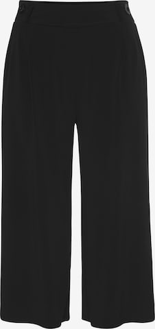 Wide leg Pantaloni de la LASCANA pe negru: față