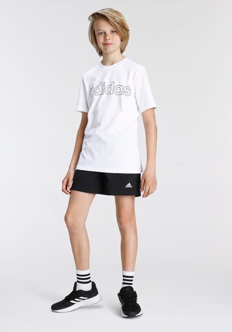 T-Shirt fonctionnel 'Essentials' ADIDAS SPORTSWEAR en blanc