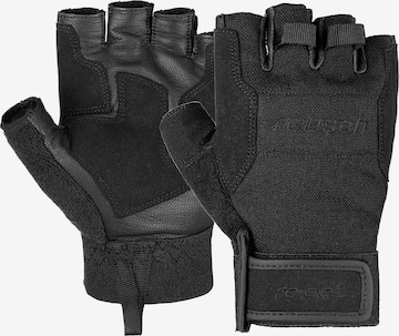 REUSCH Athletic Gloves 'Via Ferrata' in Black: front