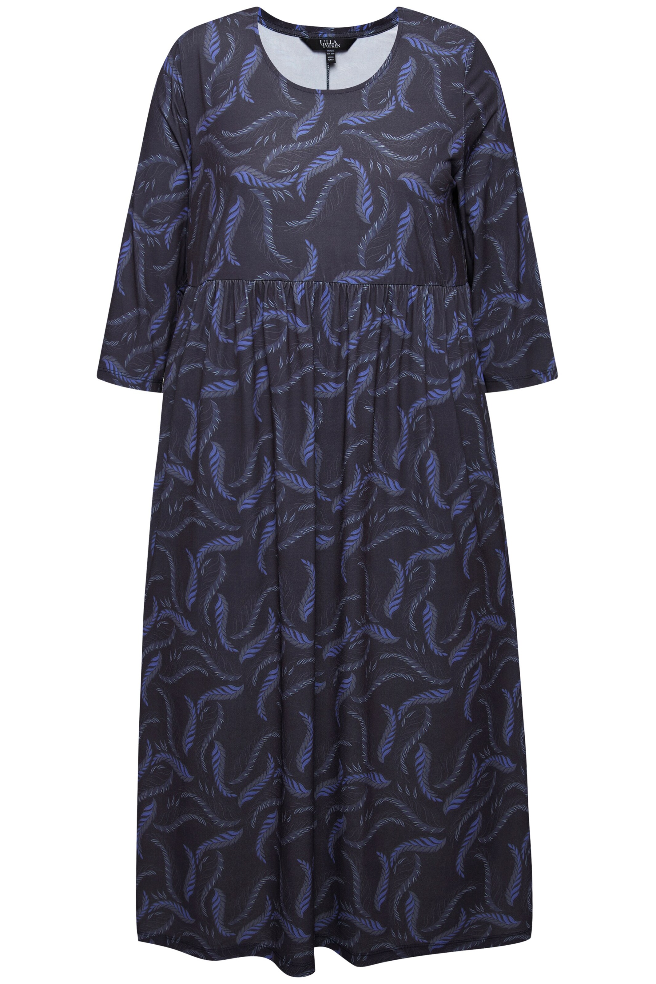 Ulla Popken Jurk in Blauw: voorkant