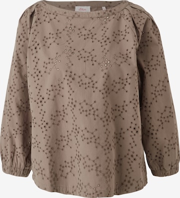 s.Oliver Blouse in Brown: front