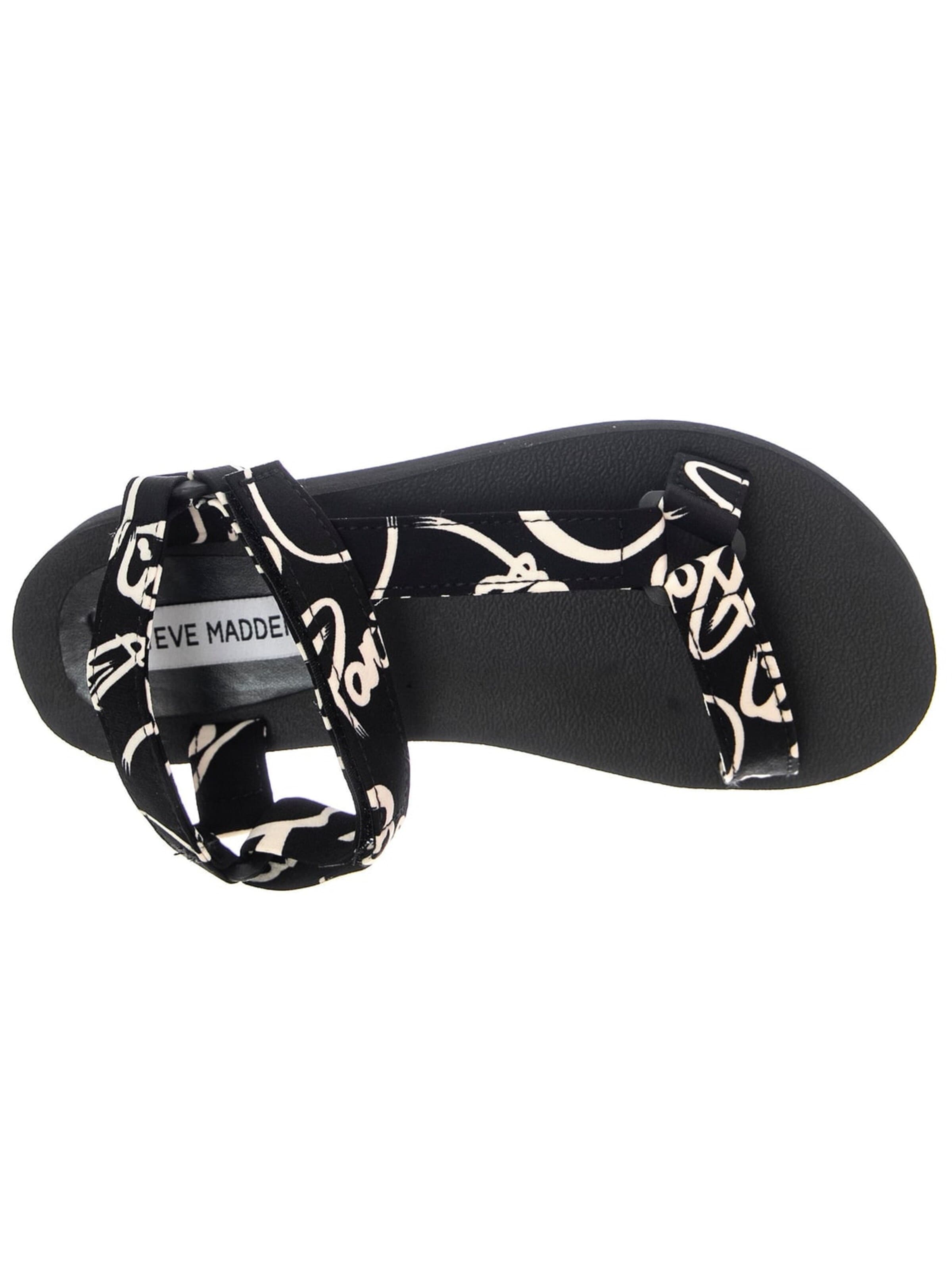STEVE MADDEN Sandały 'WOMENS HENLEY SANDALS BLACK' w kolorze czarny