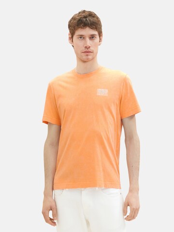 TOM TAILOR Shirt in Orange: front