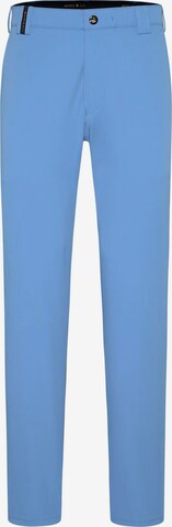 MEYER Chino 'Augusta' in Blauw: voorkant