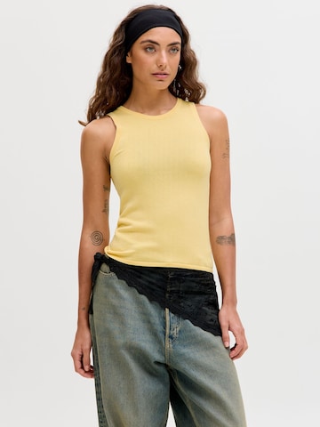 Tops en tricot 'JXEvelyn' JJXX en jaune : devant