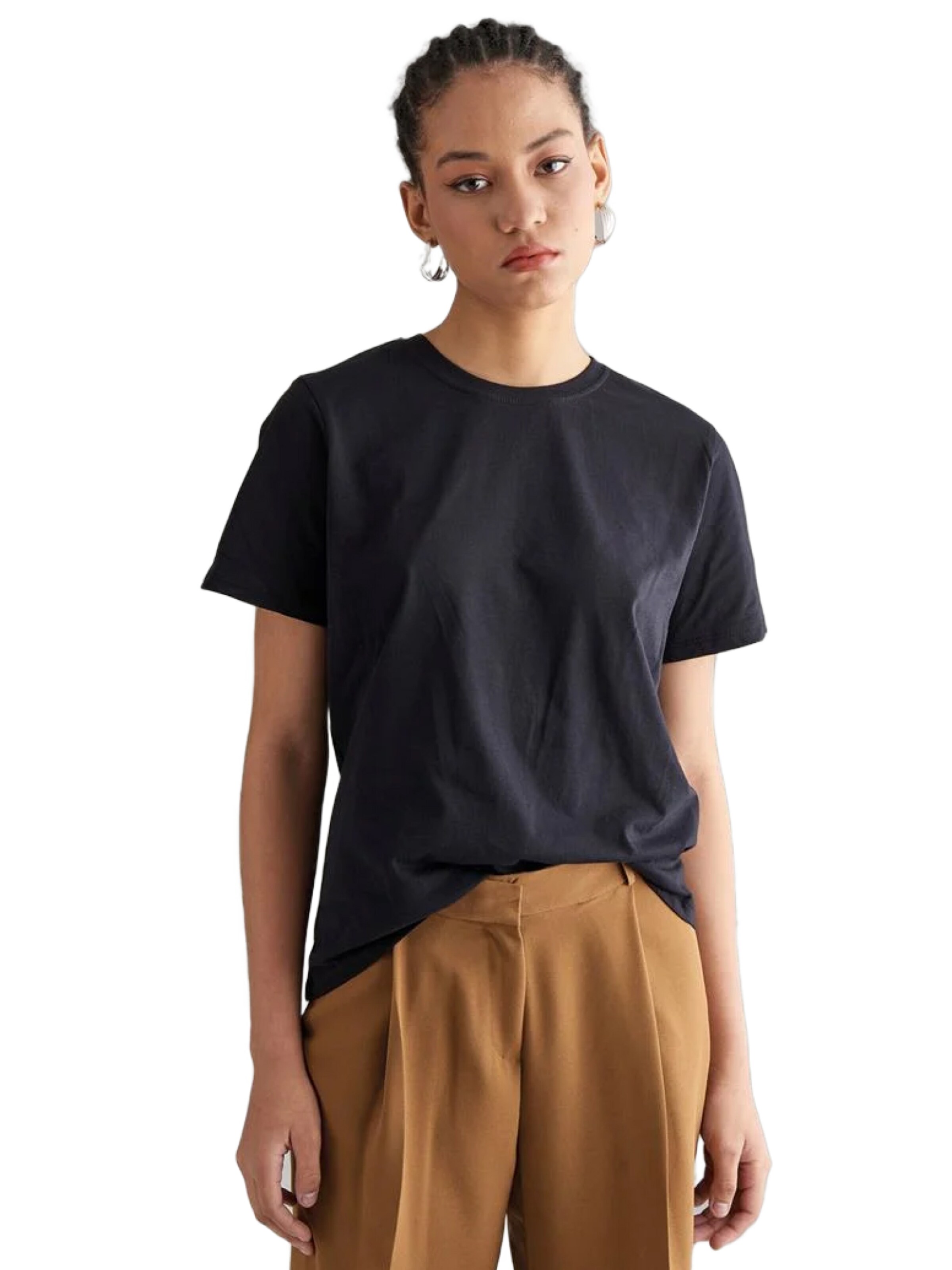 T-shirt Rivus en noir : devant