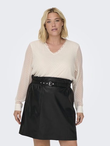 ONLY Carmakoma - Camiseta en blanco: frente