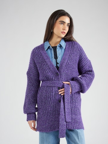 BOSS Orange Cardigan 'Feisy' i lilla: forside