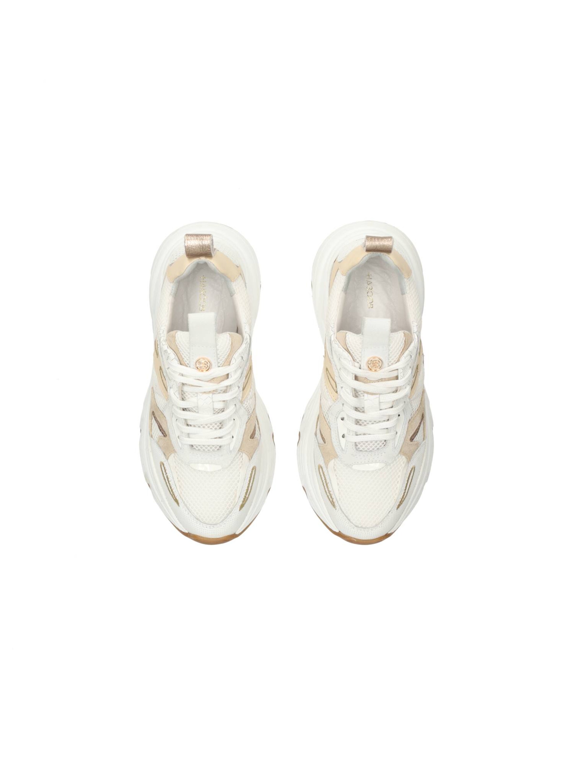 Haboob Platform trainers 'Olivia' in White