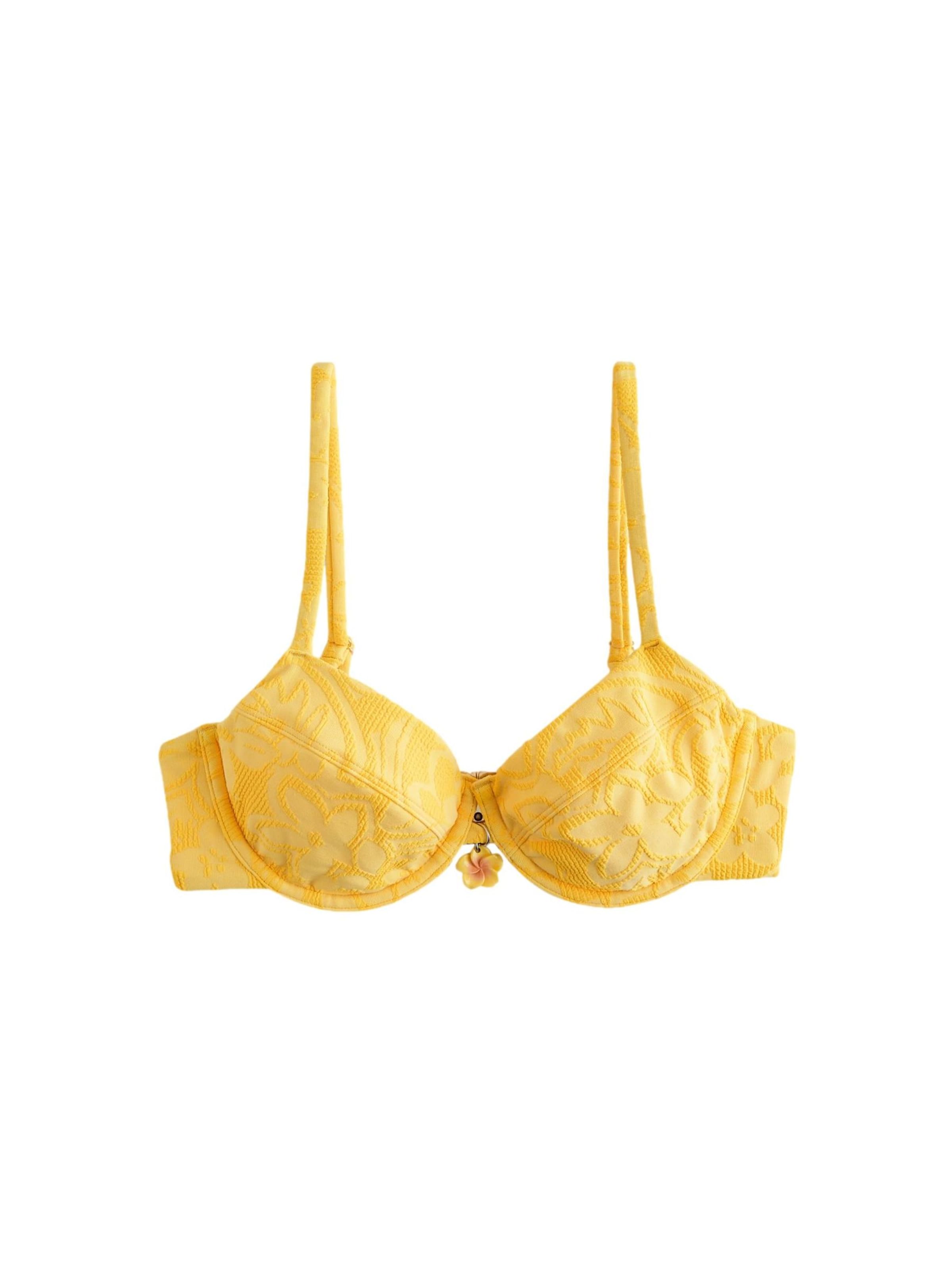 Invisible Hauts de bikini Next en jaune : devant
