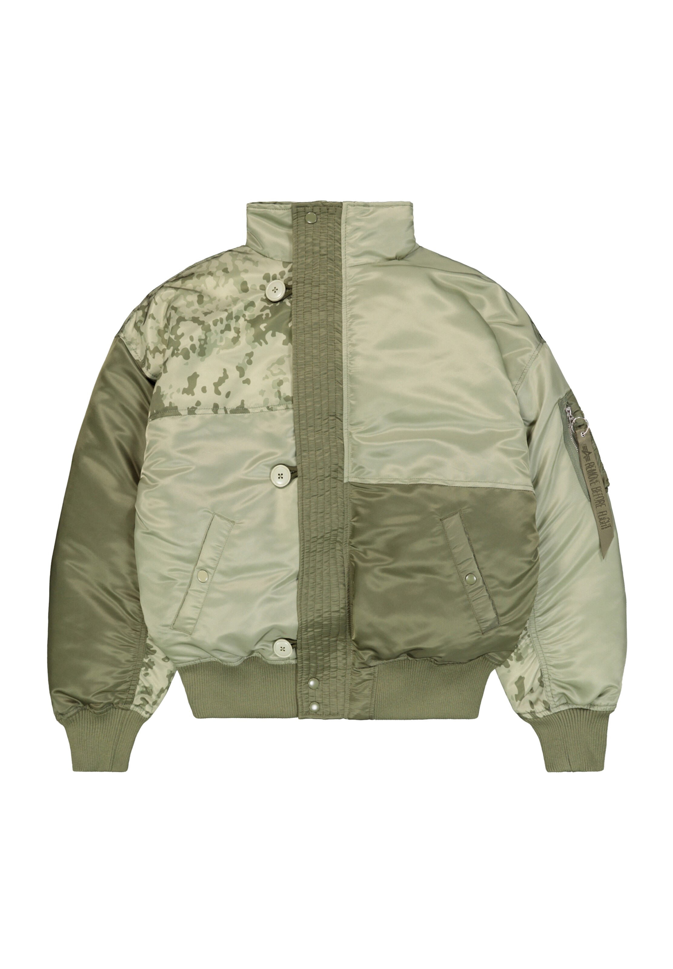 ALPHA INDUSTRIES Between-season jacket in Green: front