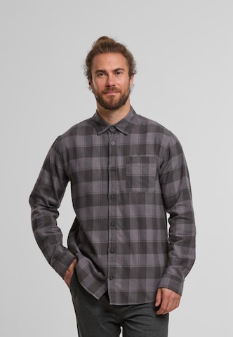 INDICODE JEANS Regular fit Button Up Shirt in Grey