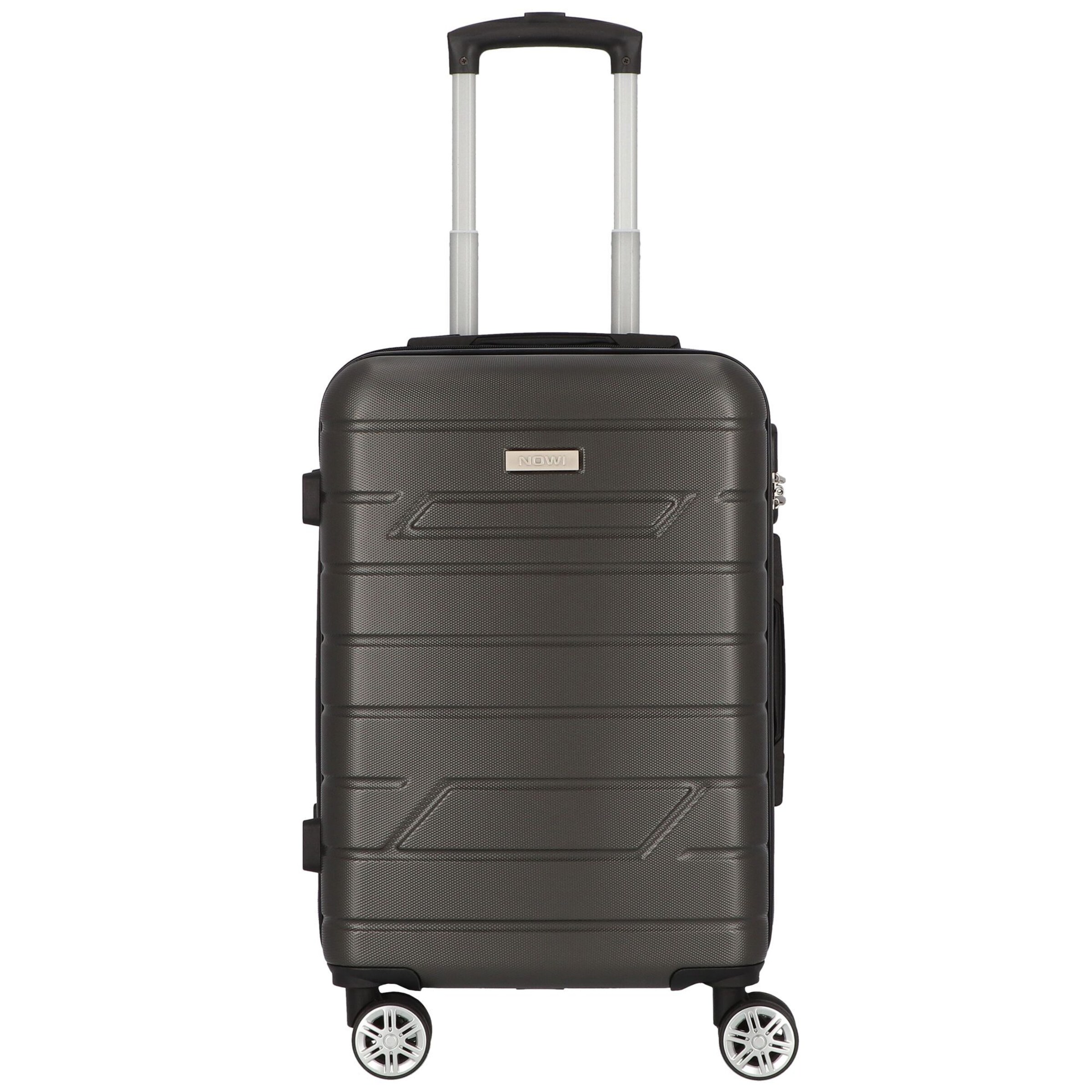 Nowi Trolley 'Bergamo' in Braun: Vorderseite