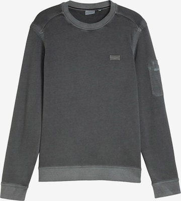 Sweat-shirt TOM TAILOR en gris : devant