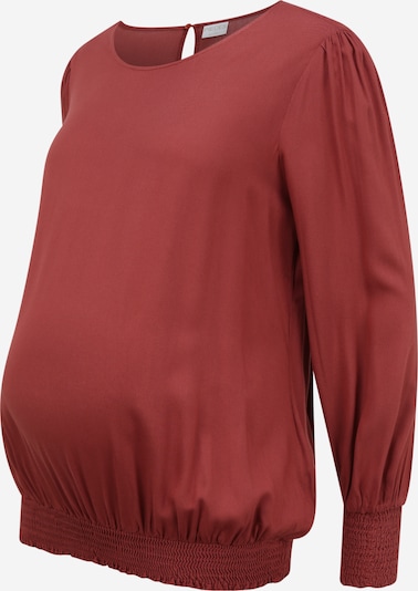 Pieces Maternity Chemisier 'PAULA' en rouge foncé, Vue avec produit