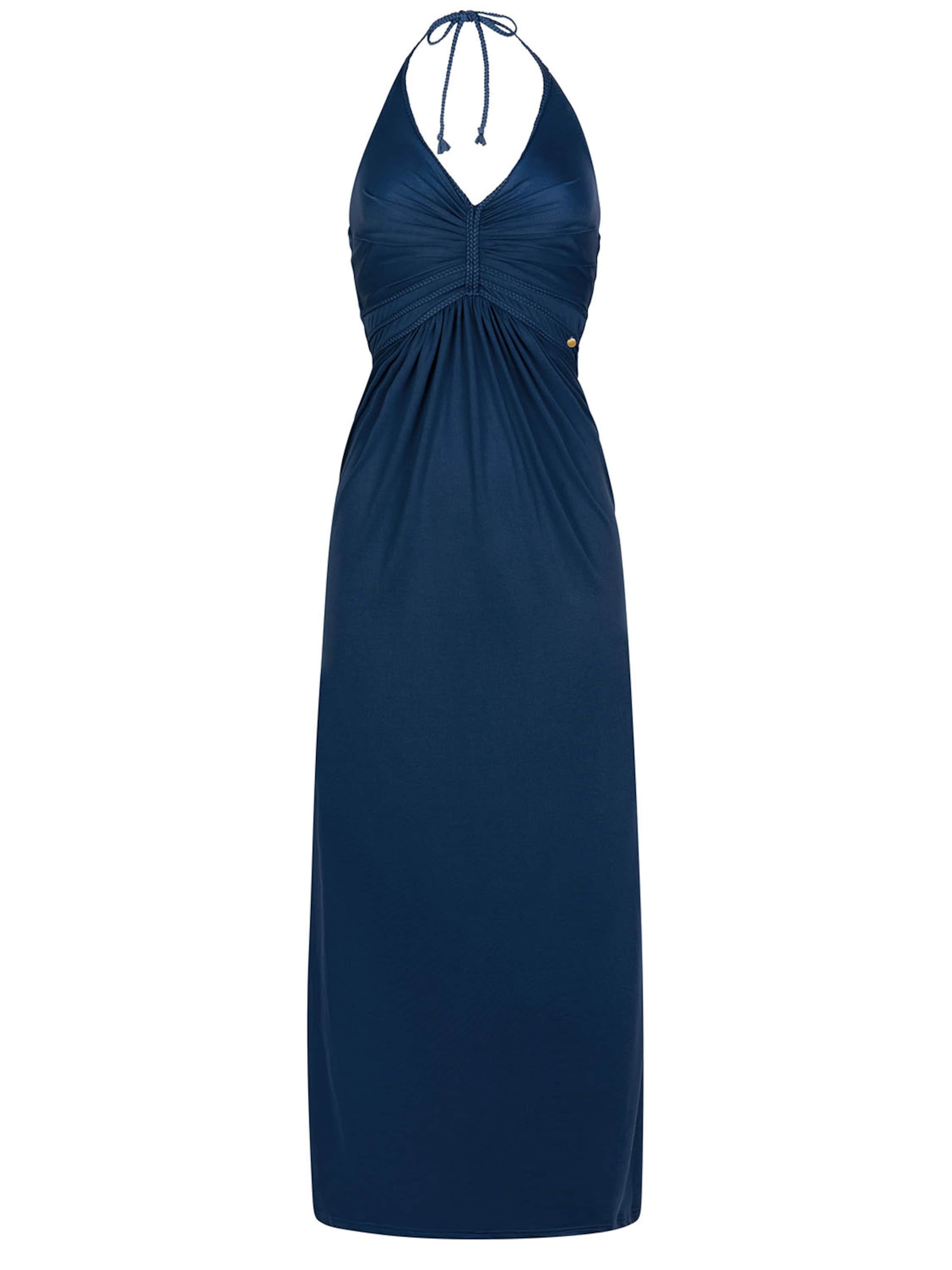 Chic by Lirette Jurk 'Halter dress Natural' in Blauw: voorkant