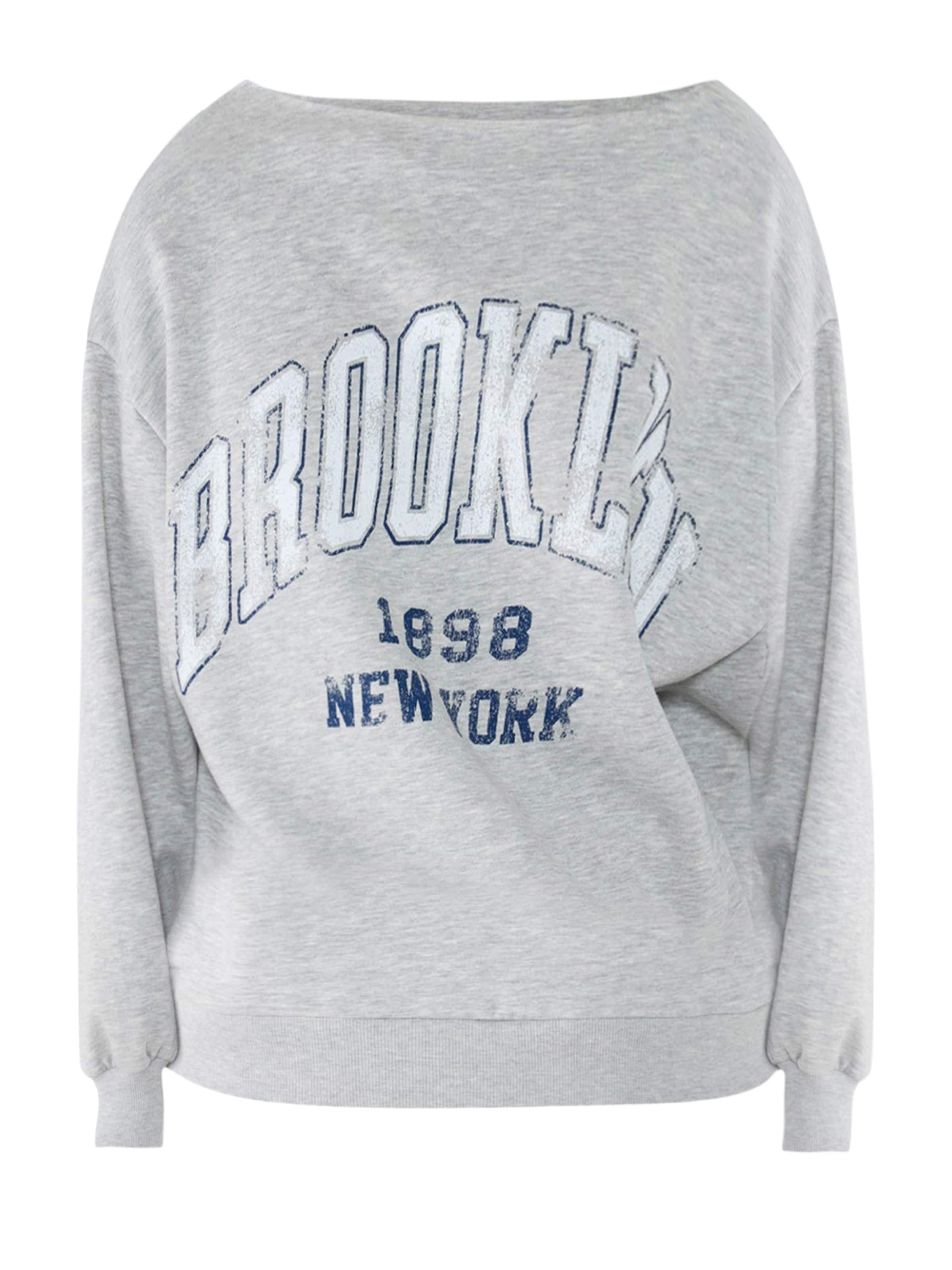 No Matter What Sweatshirt in Grijs: voorkant