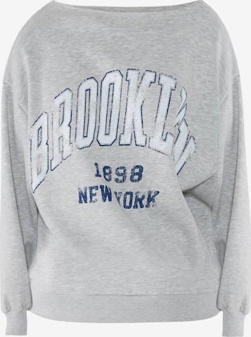 No Matter What Sweatshirt in Grijs: voorkant