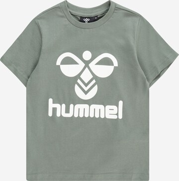 Hummel Tričko 'Tres' – zelená: přední strana