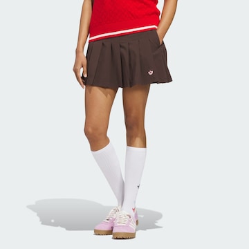 Jupe de sport ADIDAS PERFORMANCE en marron : devant