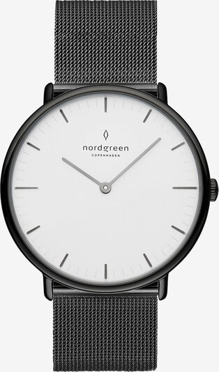 Nordgreen Uhr in schwarz / weiß, Produktansicht