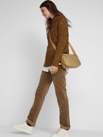 bonprix Slimfit Byxa i brun