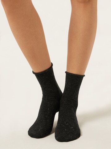 CALZEDONIA Socken in Schwarz: Vorderseite