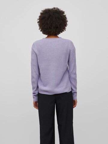 VILA Sweater 'Oa' in Purple