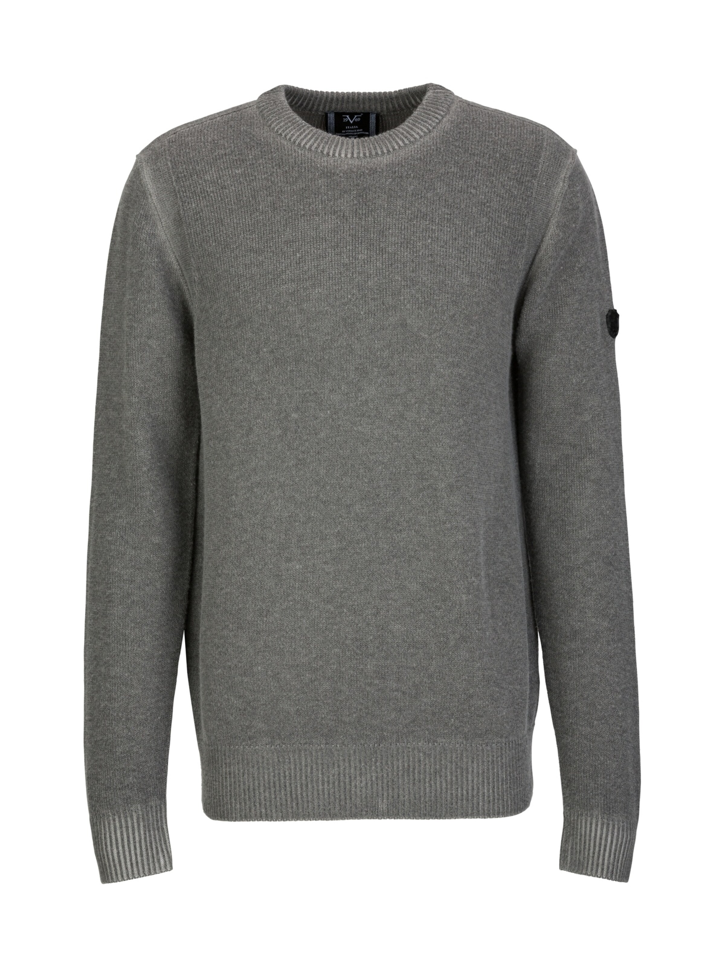 Pull-over 'Riccardo' 19V69 ITALIA en gris : devant