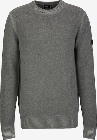Pull-over 'Riccardo' 19V69 ITALIA en gris : devant