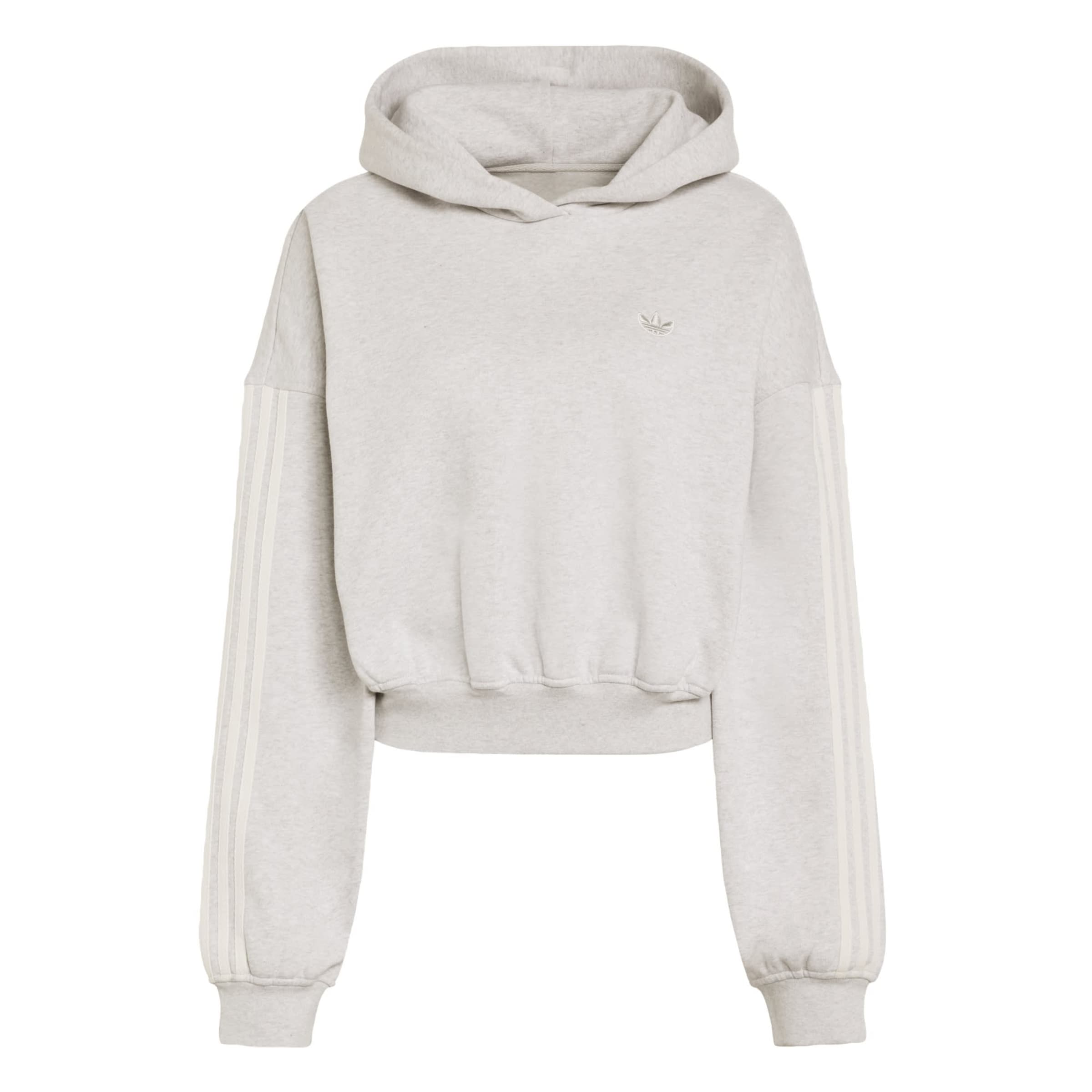 ADIDAS ORIGINALSSweater majica 'AdiSignature' - siva boja: prednji dio