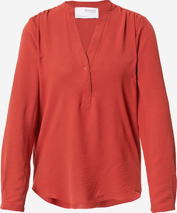 SELECTED FEMME Blouse 'MIVIA' in Red: front