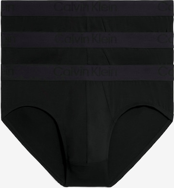 Slip Calvin Klein Underwear en noir : devant