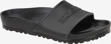 BIRKENSTOCK Plätu 'Barbados', värv must: eest vaates