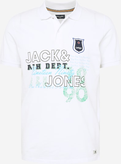 JACK & JONES قميص بـ كحلي / أزرق فاتح / يشمي / أبيض, عرض المنتج