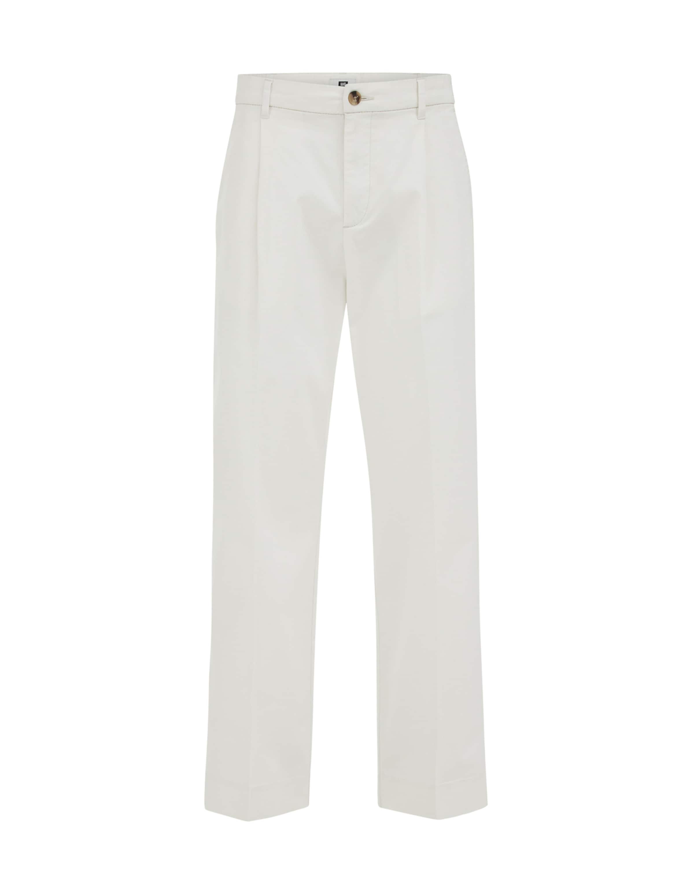 Loosefit Pantaloni chino di WE Fashion in bianco: frontale