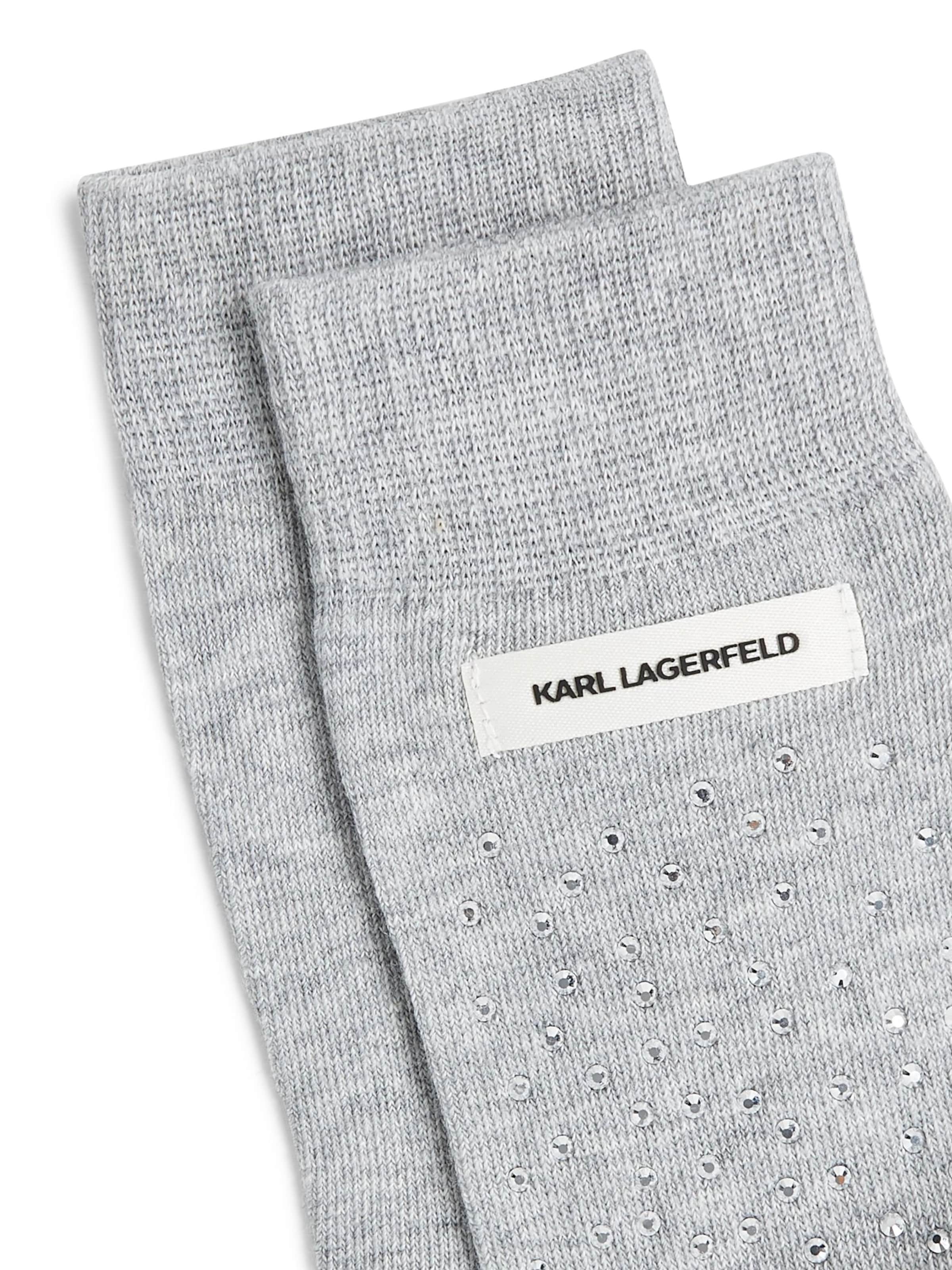 Calzino di Karl Lagerfeld in grigio