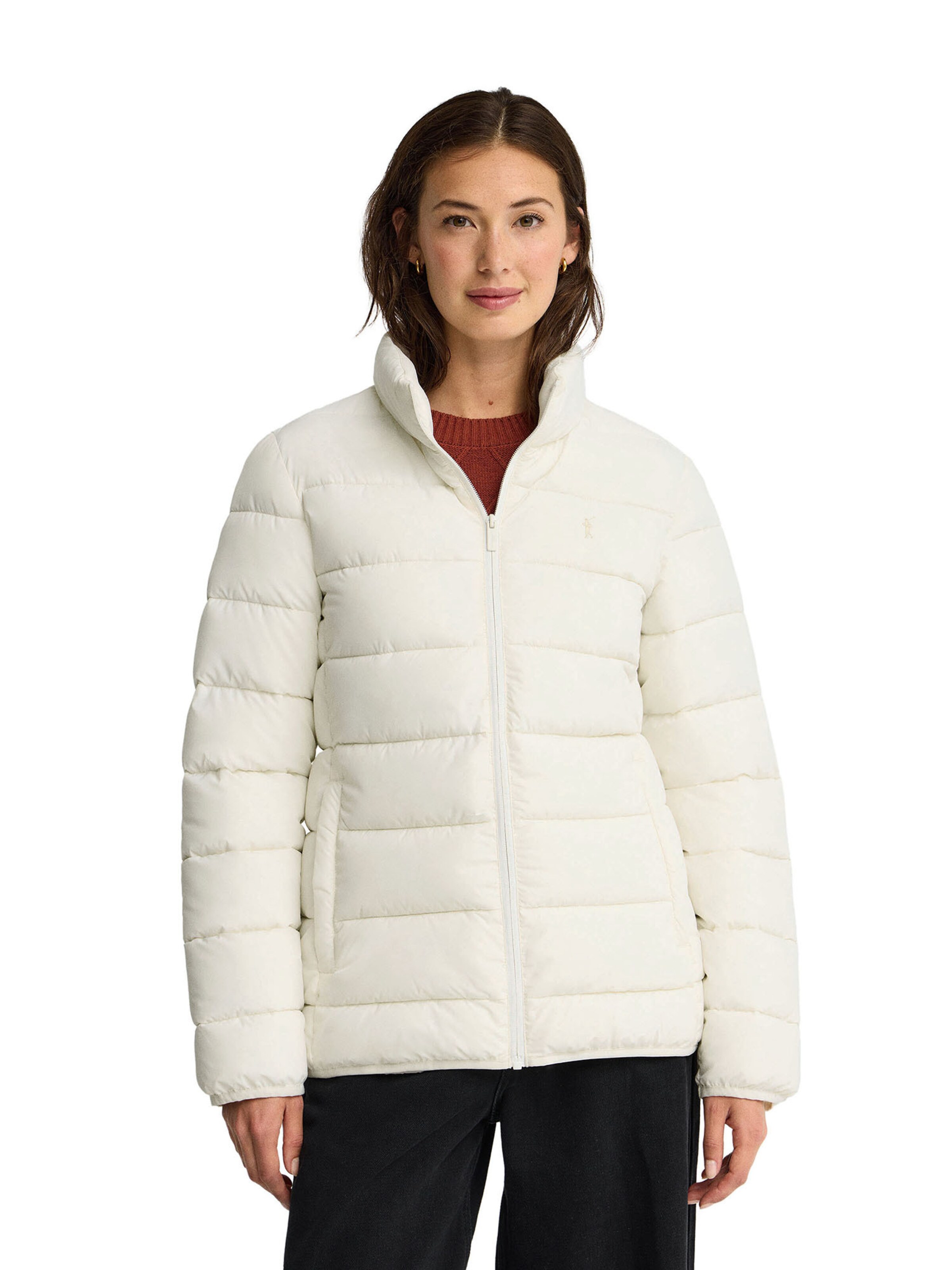 Polo Club Winterjacke in Weiß: Vorderseite