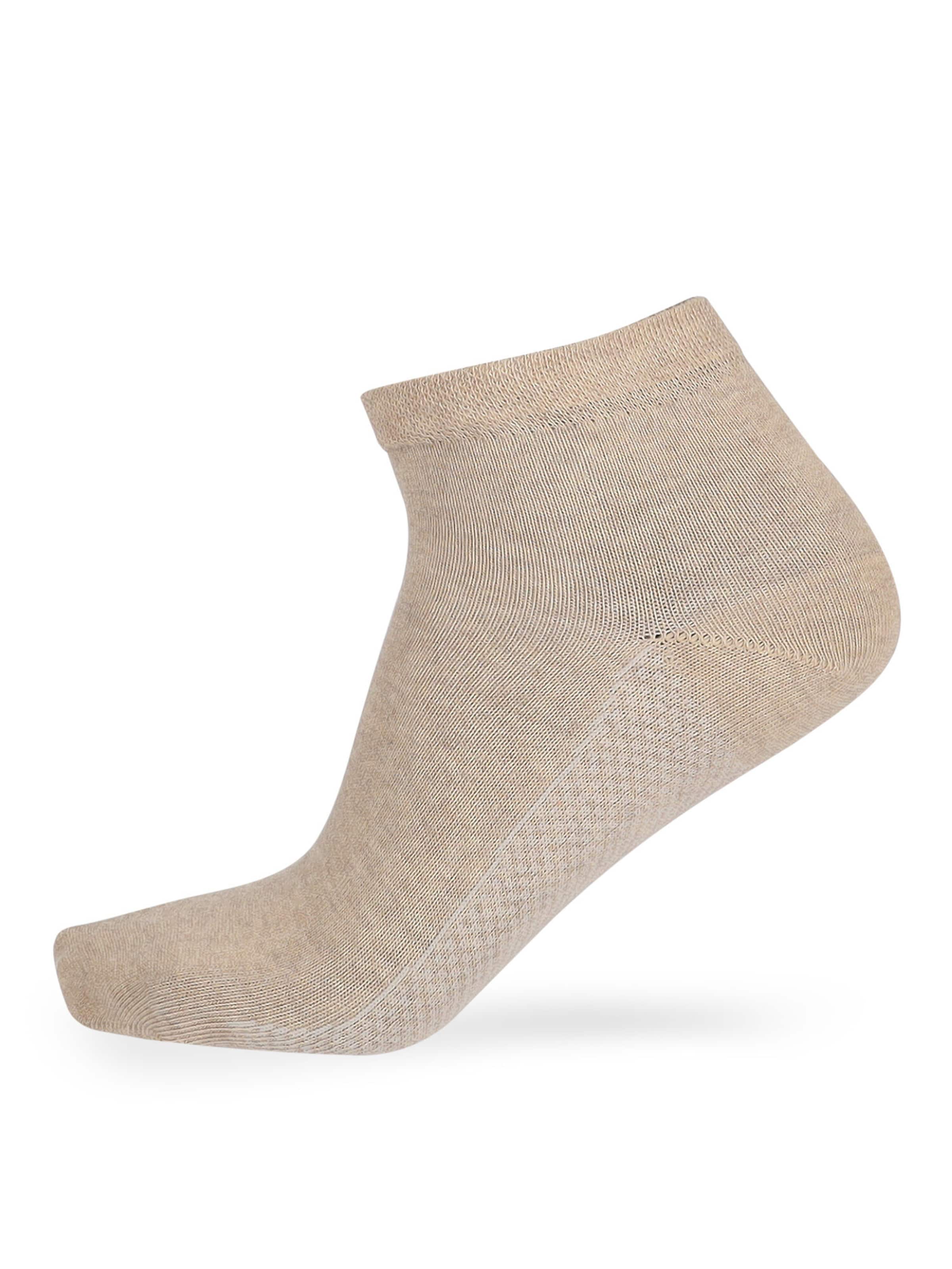 Chaussettes 'Dry Cotton' Hudson en beige : devant