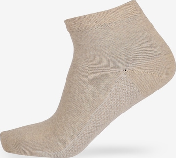 Chaussettes 'Dry Cotton' Hudson en beige : devant