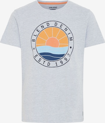 T-Shirt 'Bammer' BLEND en gris : devant