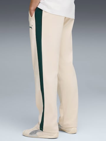 PUMA Regular Sporthose 'T7' in Beige