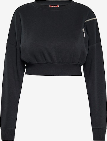 myMo ROCKS Sweatshirt i svart: forside