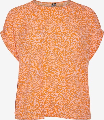 Vero Moda Curve Majica 'Delilah' | oranžna barva: sprednja stran