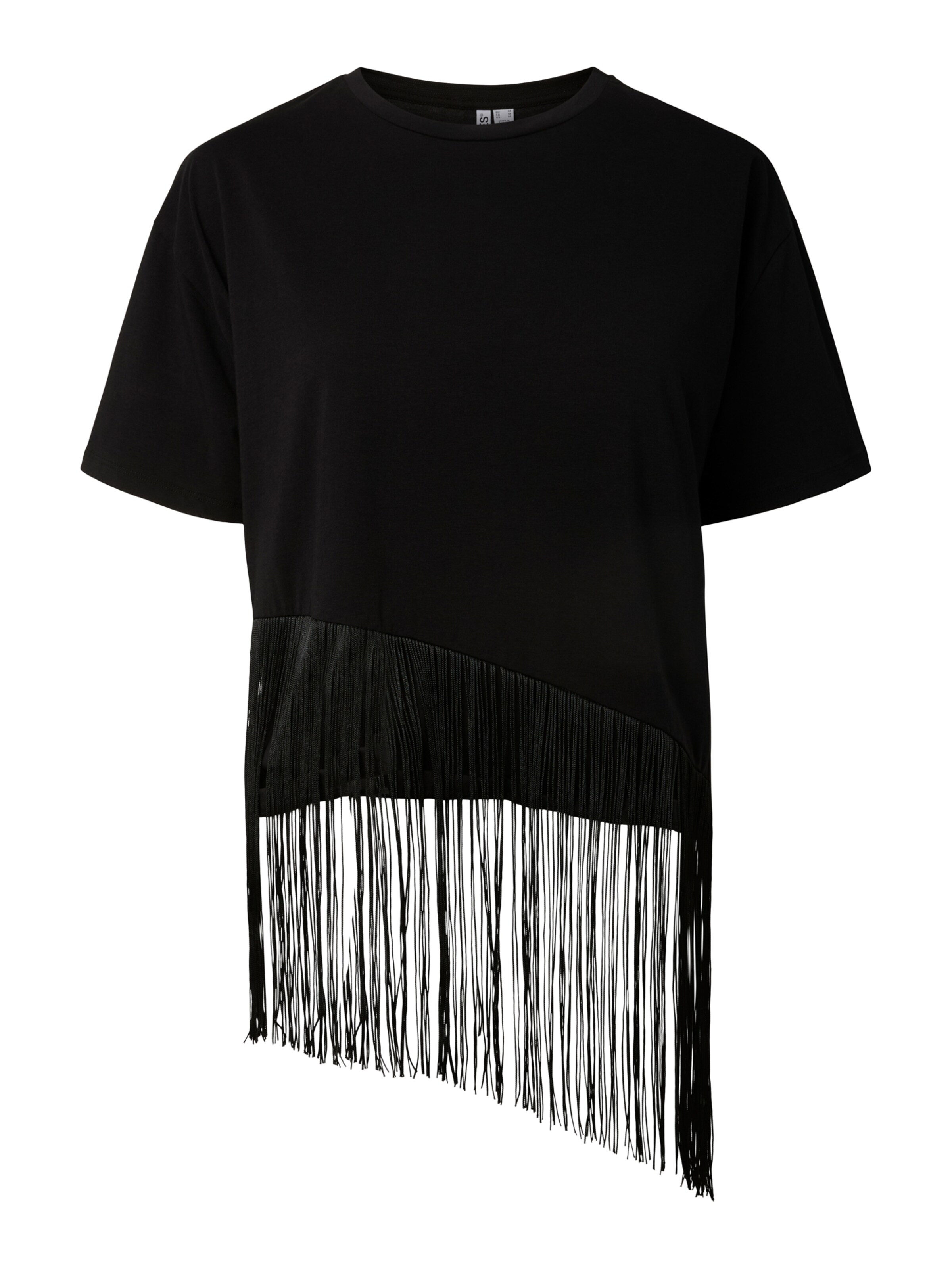 Tricou 'PCOLLIE' de la PIECES pe negru: față